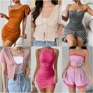 Modegroßhandel Sortiment Bekleidungslieferant Großhandelsballen Fabrik Restposten Sortierte Damenbekleidung Große Größen Tops - Product Image 2