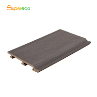 Extérieur Bois Plastique Composite 179X21mm Revêtement mural Extérieur WPC Panneau mural Extérieur