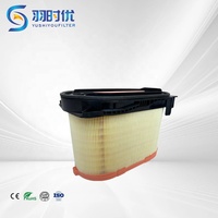 Filtre à air pour camion à conception de filtration en couches, bloquant les impuretés grossières et fines couche par couche, 3466687 346668 pour C-at