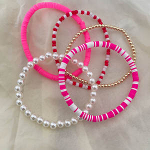 40oz Tumbler Accessoires Décoration Perle Perle Charm empilable Tumbler Bracelets Set Boot Topper Cup Friendship Bracelet Stack - Product Image 5