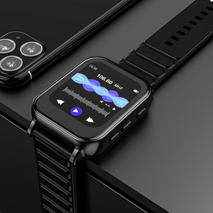 Orologio Lettore MP3 da 5.3'' con Schermo IPS Full Touch da 1.69'', Cinturino Staccabile, Registratore Vocale WAV, Memoria da 32GB, Porta Type-C, Logo Personalizzabile - Product Image 6