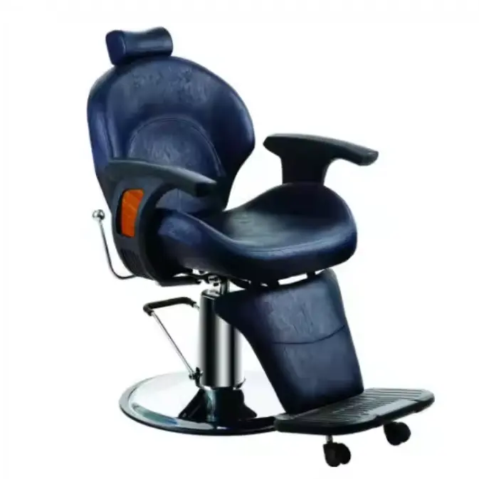 Di lusso reclinabile taglio capelli salone sedia Baber Base mobili parrucchiere sedie barbiere Styling strumenti per parrucchieri