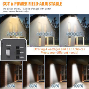 Applique murale 20250LM 28W -125W CCT réglable, éclairage extérieur complet, appliques murales LED avec cellule photoélectrique - Product Image 5