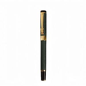 Cadeau d'affaires haut de gamme, stylo-plume en métal lourd personnalisé et luxueux avec motif de dragon chinois, encre bleue/noire, pour le bureau et l'école - Product Image 3
