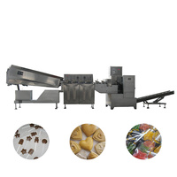 Automatische Aardbei Fruit Lolly Watermeloen Speciale Lolly Productielijn Snoep Verpakkingsmachine
