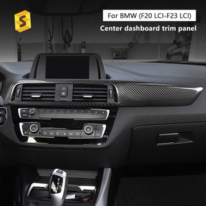 แผงควบคุมส่วนกลางของรถยนต์ทำจากคาร์บอนไฟเบอร์สำหรับ2016-2018 F22 F20 BMW F21 F23 lci - Product Image 1