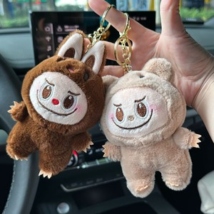 Hot bán phim hoạt hình bong bóng labubus cosplay gấu Pig sang trọng Keychain búp bê dễ thương đẩy Mặt dây chuyền đồ chơi cho búp bê - Product Image 1