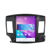 Multimédia de voiture Android de style Tesla pour lecteur DVD avec navigation GPS intégrée pour Mitsubishi Lancer EX GLS Evo 2007-2017