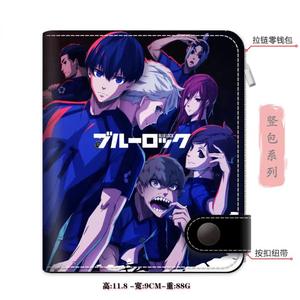 10 disegni 11.8*9cm nuovo arrivo <span class=keywords><strong>blu</strong></span> lucchetto portafogli PU per donne alla moda HD personaggio dei cartoni animati Anime portafogli di lusso - Product Image 6