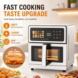 <span class=keywords><strong>Friggitrice</strong></span> ad Aria da 8L con Finestra di Visualizzazione, 1800W, Riscaldatore in Acciaio Inox e Forte Convezione per Uso Domestico - Product Image 3