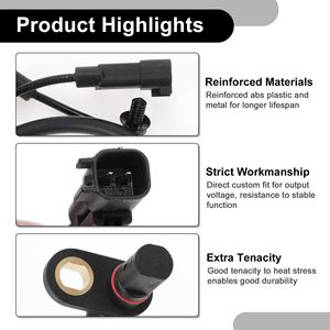 Bst <span class=keywords><strong>ABS</strong></span> חדש מהירות ערכת חיישן גלגל no.4743869ad/4743869af/4743869af 1-חיישן אחורי As שמאל 20 להגדיר עבור 2014 מסע 2020 - Product Image 3