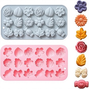 2 Moules en Silicone pour Chocolat, Gelée, Bougies, Fleurs, Tulipes, Savon, Glace, Desserts et Décoration de Pâtisserie - Résistants au Congélateur - Product Image 3