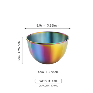 Ensemble bol et cuillère en acier inoxydable doré SFB115 811, cuillère à manche embossé vintage, bol de service en métal pour dessert et en-cas - Product Image 4