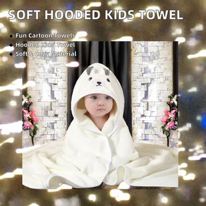 MultiTex International, vente chaude, cape à capuche rectangulaire en flanelle polaire douce en polyester, anti-enfants, motif EF, tricotée, pour tous - Product Image 2