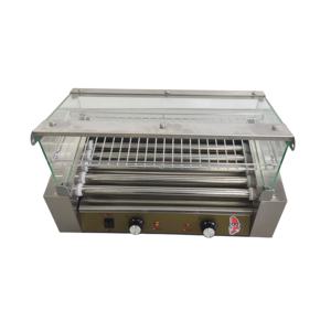 <span class=keywords><strong>Grill</strong></span> à hot-dogs électrique commercial certifié CE à 5 rouleaux en acier inoxydable pour supermarchés, commerces de détail et restauration - Product Image 3