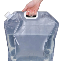 Sacs transparents scellés en BOPP personnalisés, emballage de boissons liquides rechargeables avec bec verseur, pochette aseptique pour jus, eau, gelée