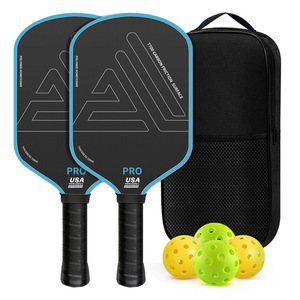 Ensemble complet de raquettes de pickleball en fibre de verre Travel 16 mm pour adultes et jeunes, avec balles et sac, 2 raquettes, 4 balles - Product Image 5