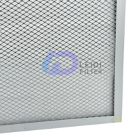 Filter HEPA Serat Tinggi Kustomisasi Baru 2025 Bingkai Fiberglass Filter Panel 2-Bagian Filtrasi 99,995% 500 CFM Otomatis