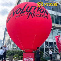 Modèle de montgolfière gonflable durable et attrayant pour la promotion de marque, les événements en plein air, les salons professionnels, le marketing, ballon gonflable