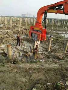 Escavatore dotato di battipalo idraulico ad alta frequenza, martello per palancole, battipalo per cemento - Product Image 6