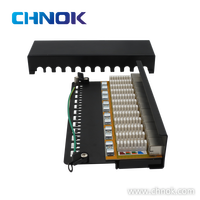 Panel Patch Hitam 19 inci 1U STP 24/48 Port untuk Kabel Cat5e/Cat6 Tembaga/Optik Fiber Sesuai Standar ANSI/TIA/EIA