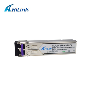 CWDM <span class=keywords><strong>GBIC</strong></span> SFP bước sóng 1270nm đến 1610nm 1.25 gam 80km sợi kép LC mô-đun quang học - Product Image 2