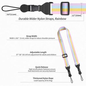 OEM Customized New Camera Neck Strap Satin Western Metal with <b>Polyester</b> Long Sea Logo Printed Accessories - Product Image 3