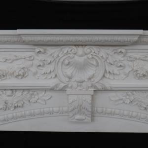 Chimenea de chimenea de mármol bonita natural exquisita tallada a mano de venta directa de fábrica - Product Image 6