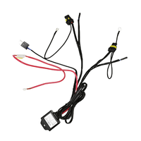 Nouvel accessoire d'éclairage automobile : Kit de câblage IDISON H4 12V 130W avec faisceau de câbles relais et contrôleur pour lentille de projecteur BI LED