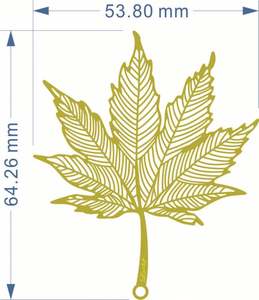 Signet en métal en forme d'éventail personnalisé, découpe au laser, souvenir, cadeau - Product Image 5