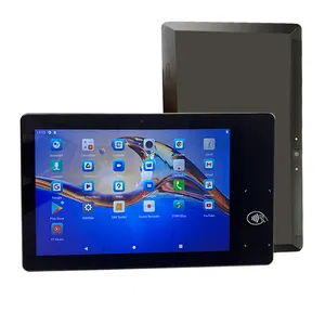 İnce Metal kasa endüstriyel android ön NFC tablet PC 10 inç Tablet çift SIM kartları ile NFC POS parmak izi okuyucu H101