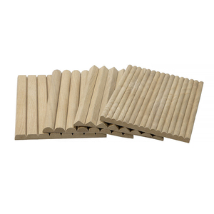 3D Dekor Ev İç Mekan MDF Duvar Panelleri Mdf Lambri Oluklu Duvar Panelleri - Product Image 5