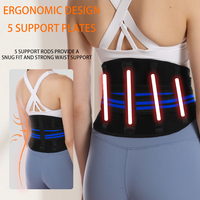 Ceinture chauffante sans fil portable en gros avec masseur pour soulager les douleurs lombaires, femmes et hommes, rechargeable sans fil