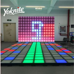 Système de sol LED interactif pour jeux d'intérieur, jeux actifs sur piste de danse LED, 30x30cm, jeu d'équipe, fournisseurs de sols de jeu LED personnalisés - Product Image 5