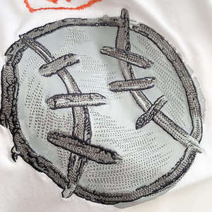 Nouveau T-shirt pour homme avec broderie personnalisée, coton pur, décontracté, uni, manches courtes, tee-shirt gaufré - Product Image 3
