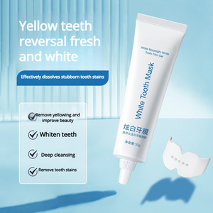 Bandes blanchissantes pour les <span class=keywords><strong>dents</strong></span> - Gel - Élimination des taches et du tartre - Film blanchissant - Patchs dentaires non irritants pour les <span class=keywords><strong>dents</strong></span> sensibles - Product Image 4