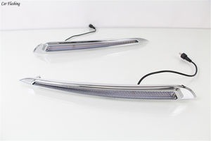 2 Pezzi LED DRL con Luci Diurne <span class=keywords><strong>e</strong></span> Indicatori di Direzione Gialli, Fari Fendinebbia per <span class=keywords><strong>Peugeot</strong></span> <span class=keywords><strong>308</strong></span> 2016 2017 - Product Image 2