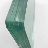 Modern design helder gelaagd glas voor supermarkten, prijs per m²