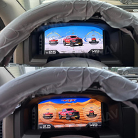 Autoradio Viknav, compteur de vitesse numérique pour Dodge Ram 2008-2012, tableau de bord Linux, écran tactile, panneau de remplacement