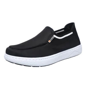 Vendita calda slip-on da uomo slip-on scarpe casual con suola sottile in tela alla moda scarpe da ginnastica per uomo