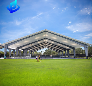 Construction d'usine préfabriquée en structure légère en acier au design moderne, garantie de plus de 5 ans, résistance au vent de plus de 121 mph pour le basketball - Product Image 5