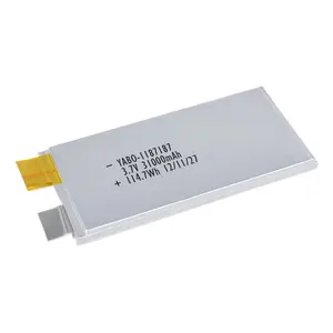 OEM Shenzhen 1187187 Rechargeable 31000Mah Lithium-ion Lipo Batterie 3.7V High Capacity Solid-State Lithium Polymer Batteries