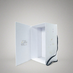 Custom Logo Printing Embossed Matt Laminated Recyclable Luxury Rigid Cardboard Box with Magnetic Flap Closure for Gift Packaging - Product Image 1