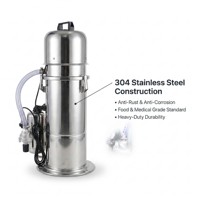 Chargeur de matériaux automatique intelligent HY-600G à commande informatique, avec trémie magnétique de 12L et moteur de 1.1KW, et alarme de manque de matériaux