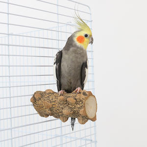 ชุดกรงนกสำหรับนกแก้วของเล่นห่วงสำหรับปีนบันไดชุดกรงนกกิ่งไม้ธรรมชาติ - Product Image 5