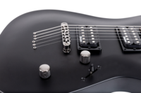 Clevan Wholesale Solid Bass Guitar Electric 6 String Matte Black HH Pickups 22 Frets 25.5 Inch Musical Instrument