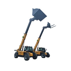 Precio bajo Proveedores de China Carretilla elevadora de ruedas de servicio pesado 3,5 TON 4 ton 4x4 Manipulador telescópico Carretilla elevadora - Product Image 2