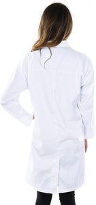 Venta al por mayor Hospital Laboratorio Médico <span class=keywords><strong>Doctor</strong></span> Abrigos Chaqueta Uniforme Hombre Mujer Doctores Bata Blanca Hombres Laboratorio Servicio OEM Dental Bata Blanca - Product Image 3