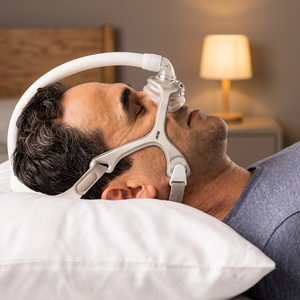 Masque nasal Medikonnect Wisp CPAP avec cadre en tissu, design minimaliste, ajustement confortable pour les dormeurs latéraux, réutilisable - Product Image 2