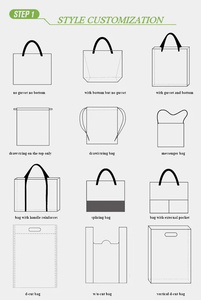 New High Quality Laminated NonWoven Bag Reusable Non Woven Supermarket Shopping Grocery Bags Picnic Food Bag - Product Image 4